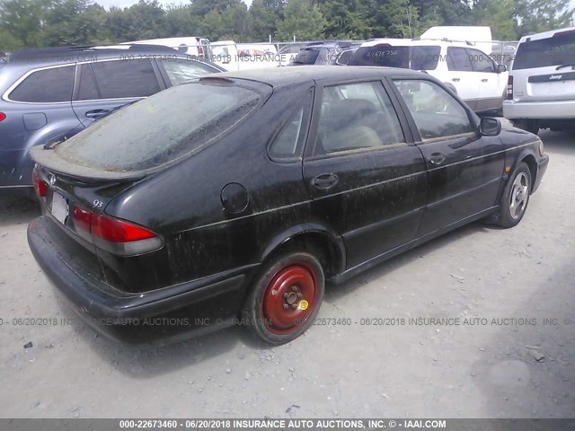 YS3DD55N4X2000145 - 1999 SAAB 9-3 S BLACK photo 4