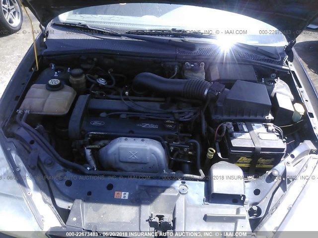 3FAFP373X2R185772 - 2002 FORD FOCUS ZX5 BLUE photo 10