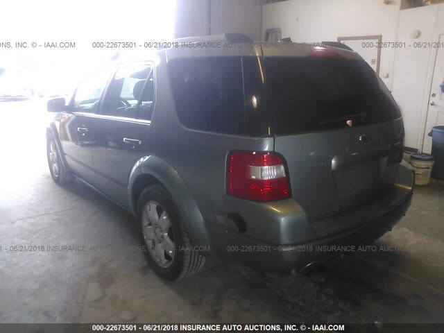 1FMDK03147GA26730 - 2007 FORD FREESTYLE LIMITED GREEN photo 3