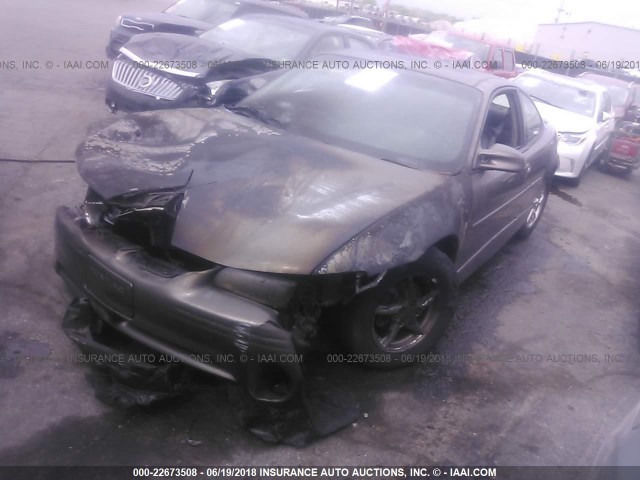 1G2WP12K51F247852 - 2001 PONTIAC GRAND PRIX GT GRAY photo 2