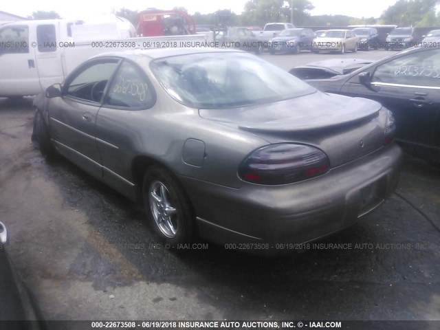 1G2WP12K51F247852 - 2001 PONTIAC GRAND PRIX GT GRAY photo 3