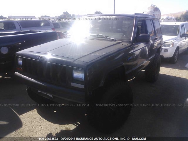 1J4FJ68S7WL218079 - 1998 JEEP CHEROKEE SPORT/CLASSIC შავი ფოტო 2