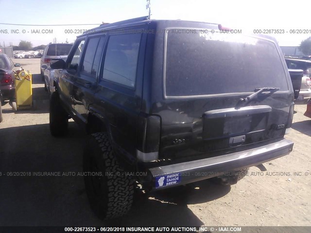 1J4FJ68S7WL218079 - 1998 JEEP CHEROKEE SPORT/CLASSIC შავი ფოტო 3