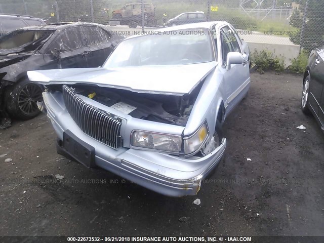 1LNLM81W2VY740382 - 1997 LINCOLN TOWN CAR EXECUTIVE BLUE photo 6