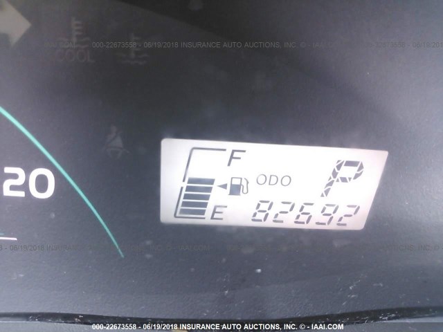 JTDJT923985140473 - 2008 TOYOTA YARIS Gris photo 7