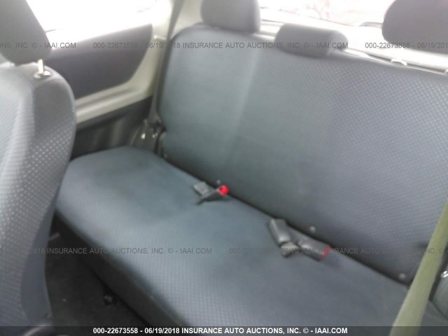 JTDJT923985140473 - 2008 TOYOTA YARIS Gris photo 8
