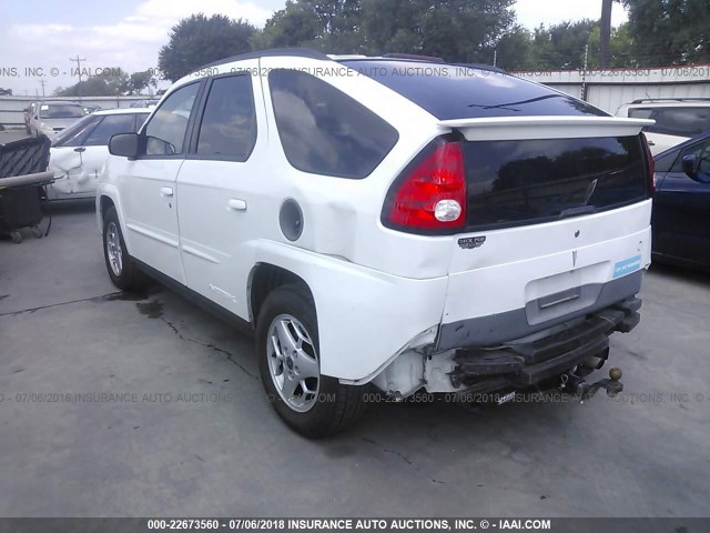 3G7DB03E84S585619 - 2004 PONTIAC AZTEK WHITE photo 3