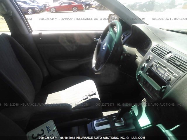 1HGEN26535L000040 - 2005 HONDA CIVIC GX SILVER photo 5