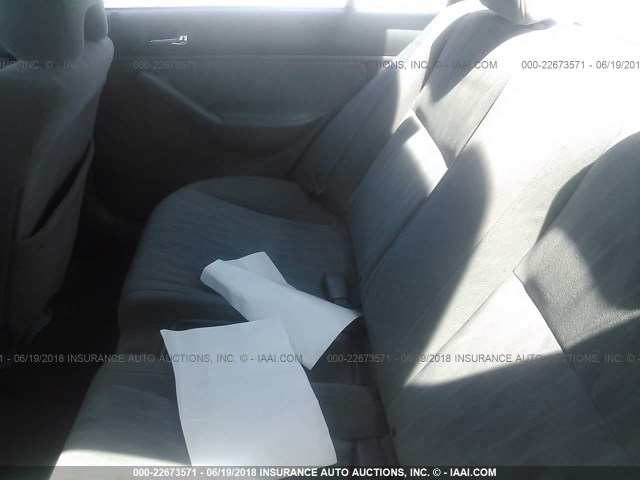 1HGEN26535L000040 - 2005 HONDA CIVIC GX SILVER photo 8