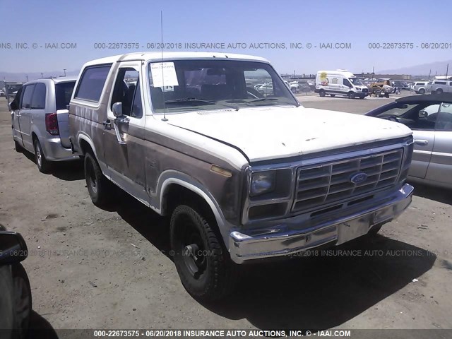 1FMDU15N0GLA89251 - 1986 FORD BRONCO U100 BROWN photo 1