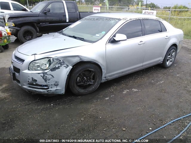 1G1ZH57B99F133914 - 2009 CHEVROLET MALIBU 1LT 银色 照片 2