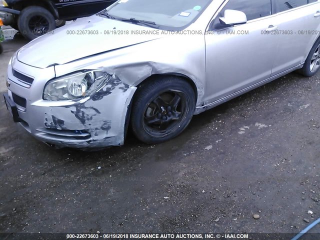 1G1ZH57B99F133914 - 2009 CHEVROLET MALIBU 1LT 银色 照片 6