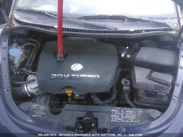 3VWDD21C91M440336 - 2001 VOLKSWAGEN NEW BEETLE GLX 深蓝色 照片 10