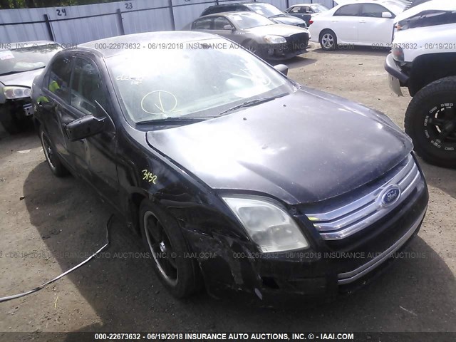 3FAHP06Z07R102273 - 2007 FORD FUSION S BLACK photo 1