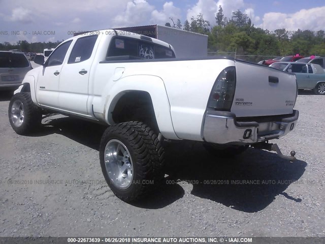 3TMKU72N76M005815 - 2006 TOYOTA TACOMA DBL CAB PRERUNNER LNG BED WHITE photo 3