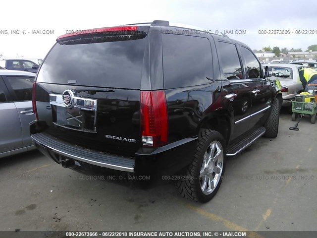 1GYFK63848R258287 - 2008 CADILLAC ESCALADE LUXURY BLACK photo 4