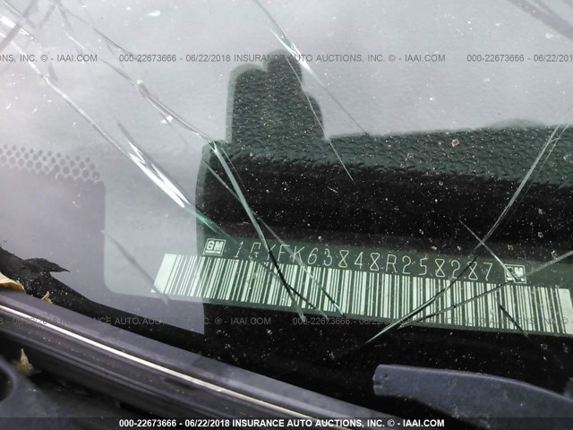 1GYFK63848R258287 - 2008 CADILLAC ESCALADE LUXURY 黑色 照片 9