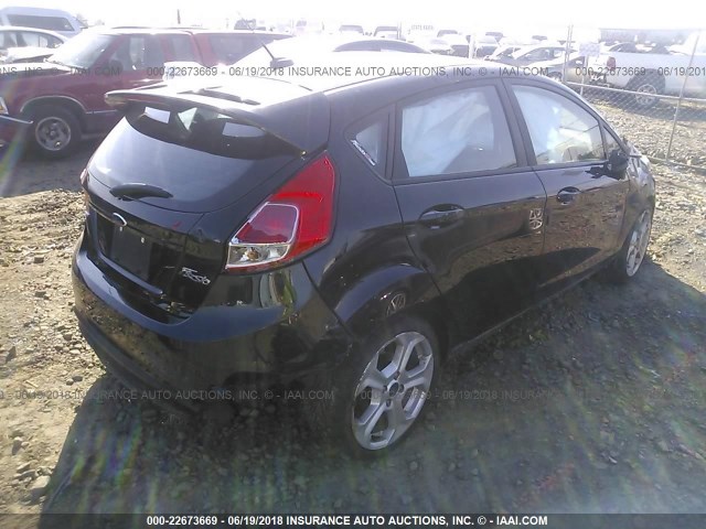 3FADP4GX5EM139784 - 2014 FORD FIESTA ST BLACK photo 4