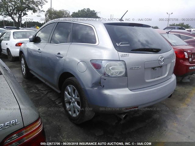 JM3ER293X80199663 - 2008 MAZDA CX-7 GRAY photo 3