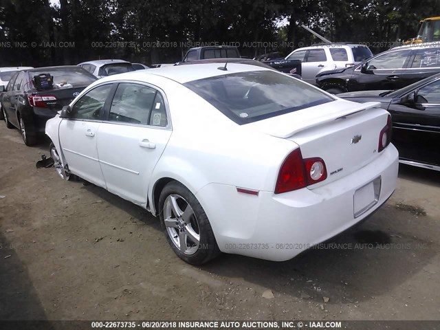 1G1ZG57BX9F227416 - 2009 CHEVROLET MALIBU LS თეთრი ფოტო 3