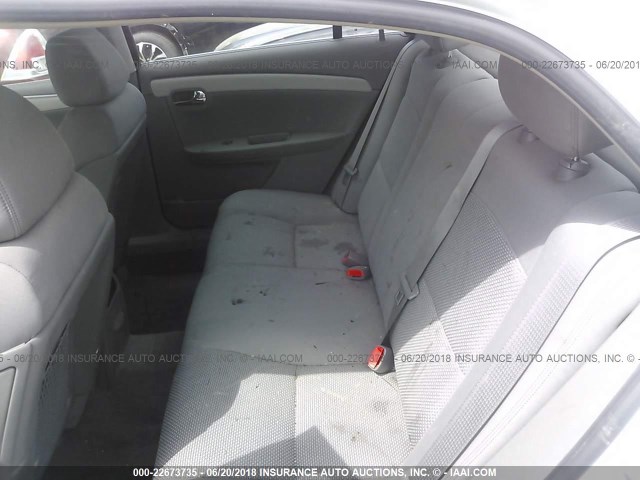 1G1ZG57BX9F227416 - 2009 CHEVROLET MALIBU LS თეთრი ფოტო 8