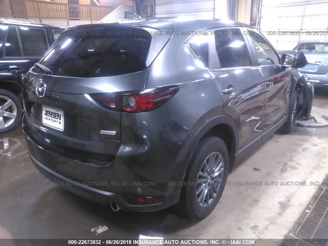 JM3KFBCL2H0147156 - 2017 MAZDA CX-5 TOURING GRAY photo 4