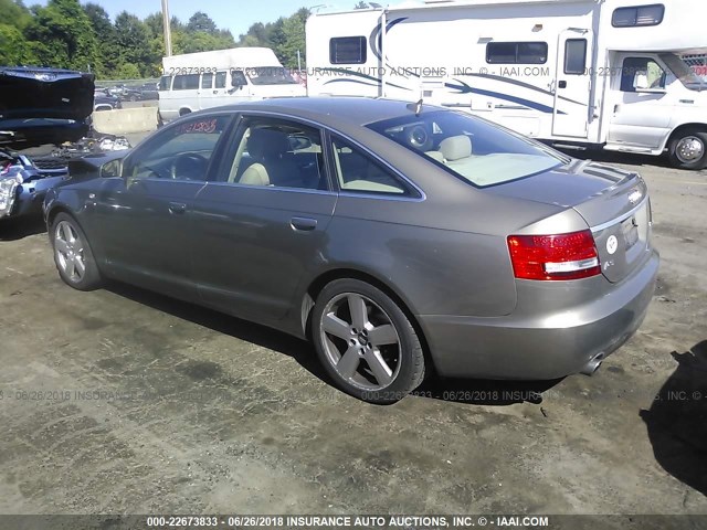 WAUDH74F18N092085 - 2008 AUDI A6 3.2 QUATTRO TAN photo 3