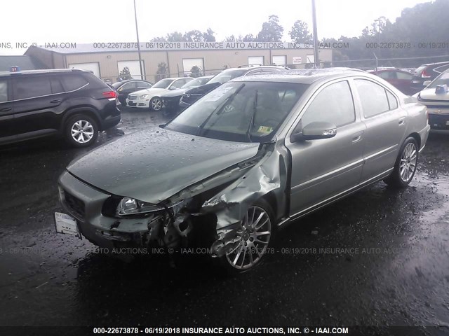 YV1RS592582686632 - 2008 VOLVO S60 2.5T GREEN photo 2