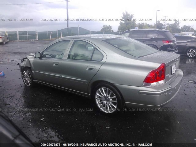 YV1RS592582686632 - 2008 VOLVO S60 2.5T GREEN photo 3