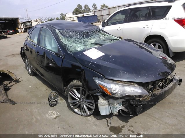 4T1BF1FK3FU060681 - 2015 TOYOTA CAMRY LE/XLE/SE/XSE BLACK photo 1