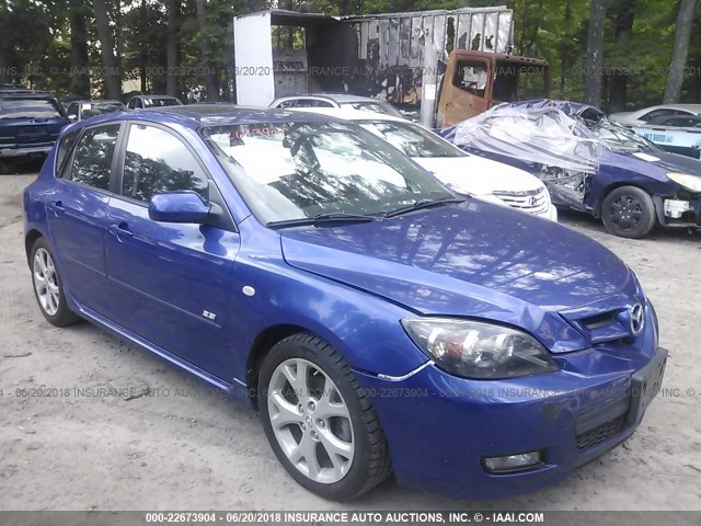 JM1BK344971731774 - 2007 MAZDA 3 HATCHBACK BLUE photo 1