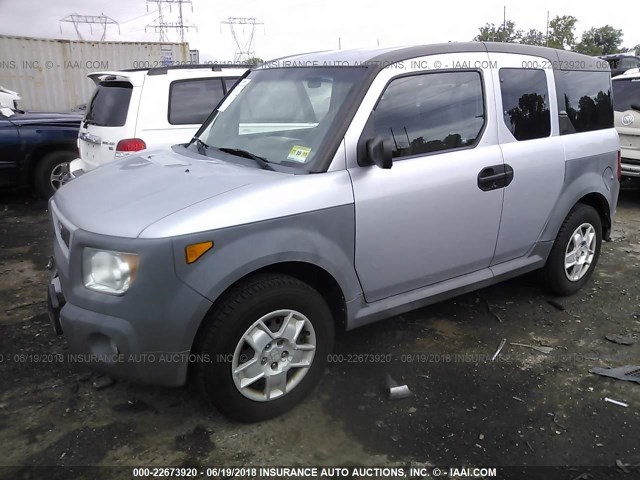 5J6YH28315L008565 - 2005 HONDA ELEMENT LX SILVER photo 2