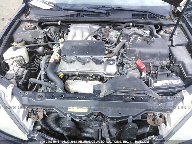 4T1BF32KX2U031271 - 2002 TOYOTA CAMRY LE/XLE/SE შავი ფოტო 10