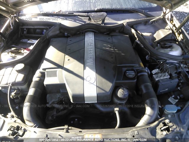 WDBTK65J95F164717 - 2005 MERCEDES-BENZ CLK 320 SILVER photo 10