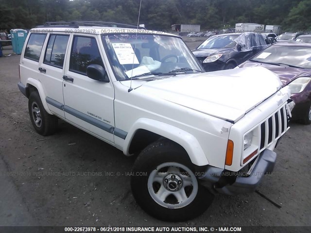 1J4FF68S5XL630648 - 1999 JEEP CHEROKEE SPORT/CLASSIC თეთრი ფოტო 1