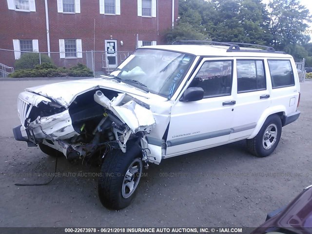 1J4FF68S5XL630648 - 1999 JEEP CHEROKEE SPORT/CLASSIC თეთრი ფოტო 2