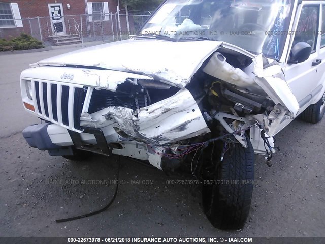 1J4FF68S5XL630648 - 1999 JEEP CHEROKEE SPORT/CLASSIC თეთრი ფოტო 6