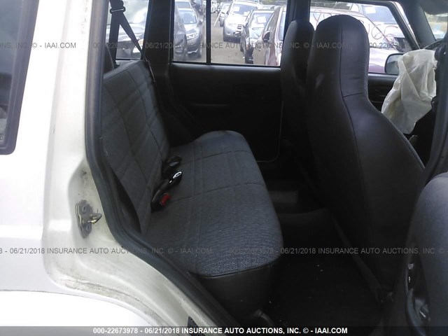 1J4FF68S5XL630648 - 1999 JEEP CHEROKEE SPORT/CLASSIC თეთრი ფოტო 8