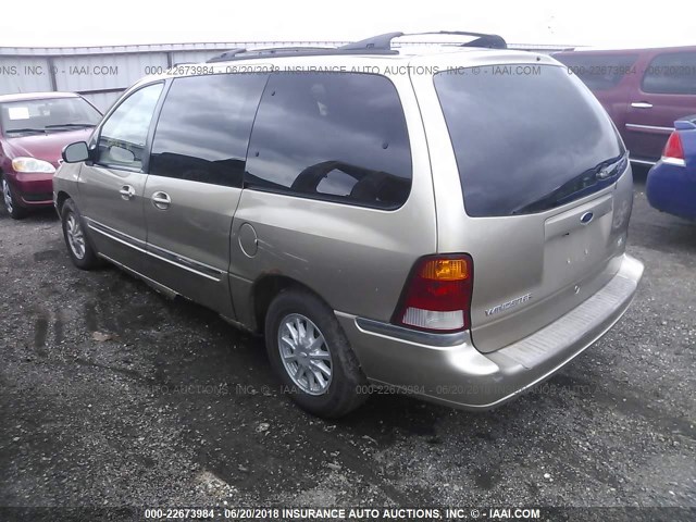 2FMZA5240XBA29438 - 1999 FORD WINDSTAR SE GOLD photo 3