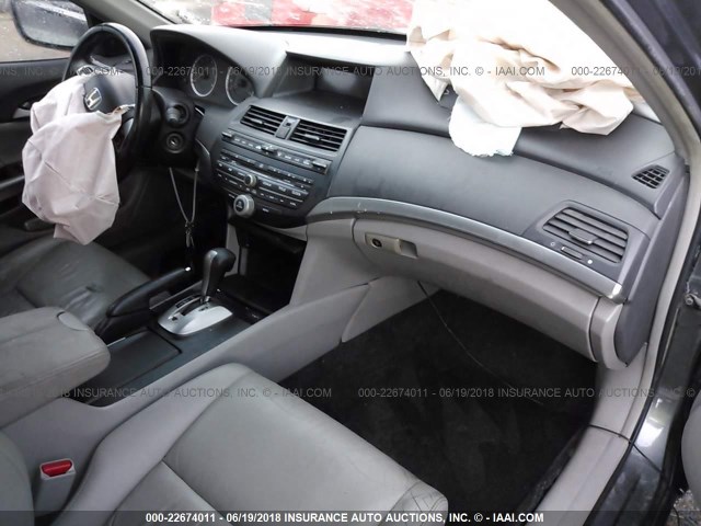 1HGCP26819A003144 - 2009 HONDA ACCORD EXL GRAY photo 5