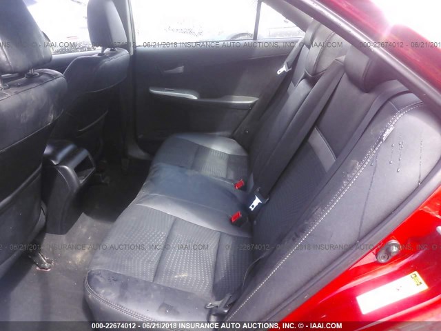 4T1BF1FK3DU704273 - 2013 TOYOTA CAMRY L/SE/LE/XLE 红色 照片 8
