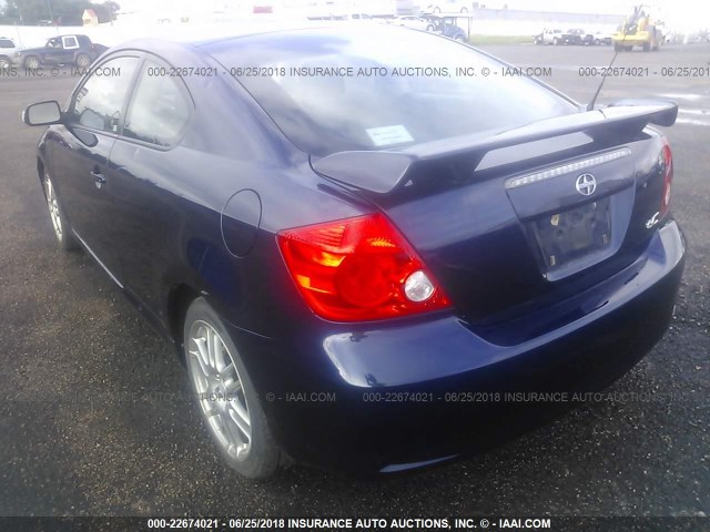 JTKDE177160077604 - 2006 TOYOTA SCION TC 深蓝色 照片 3