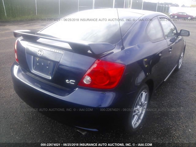 JTKDE177160077604 - 2006 TOYOTA SCION TC 深蓝色 照片 4