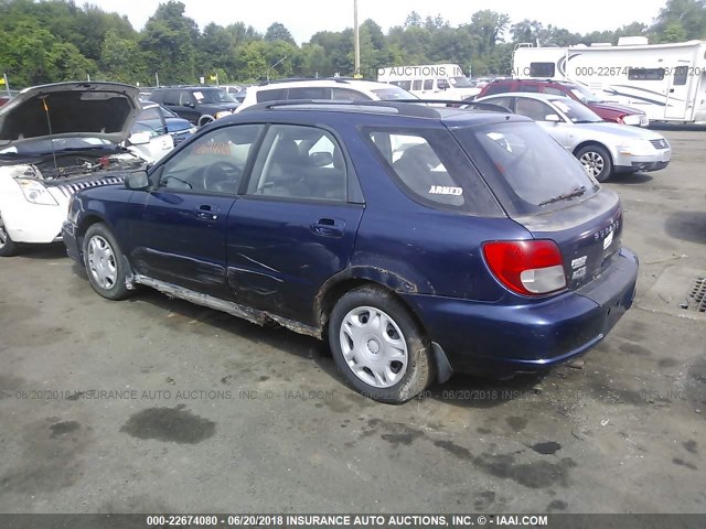 JF1GG65543H804198 - 2003 SUBARU IMPREZA TS BLUE photo 3