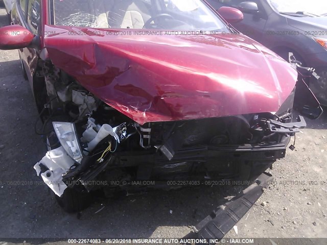 KMHDU46D99U681624 - 2009 HYUNDAI ELANTRA GLS/SE RED photo 6