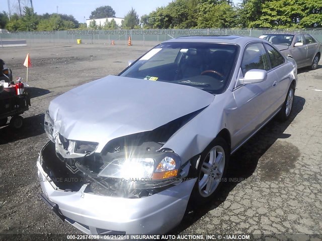 19UYA42693A003732 - 2003 ACURA 3.2CL TYPE-S SILVER photo 2