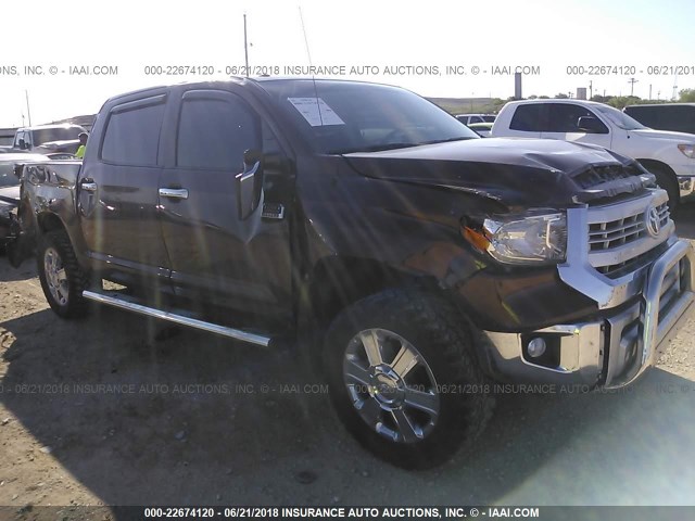 5TFAW5F15EX382850 - 2014 TOYOTA TUNDRA CREWMAX PLATINUM Braun Foto 6