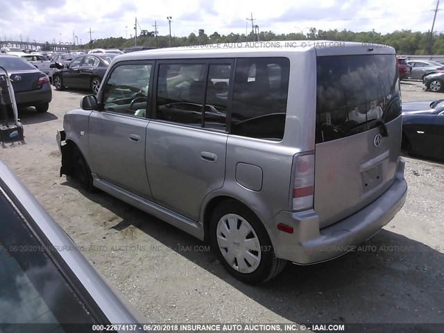 JTLKT324164045567 - 2006 TOYOTA SCION XB Plata foto 3