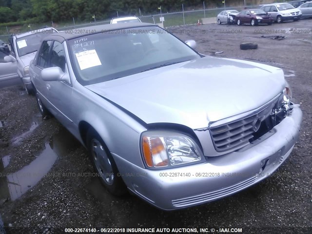 1G6KE57Y3YU315367 - 2000 CADILLAC DEVILLE DHS SILVER photo 1