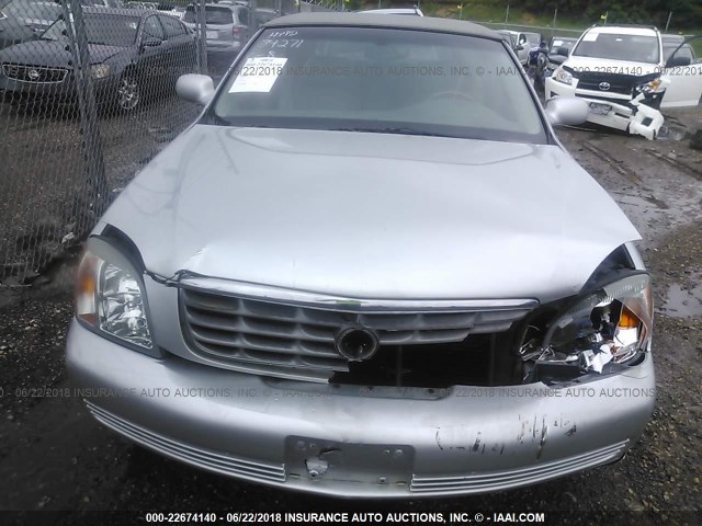 1G6KE57Y3YU315367 - 2000 CADILLAC DEVILLE DHS SILVER photo 6